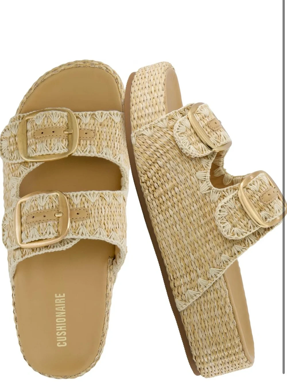 Cushionaire beige braided